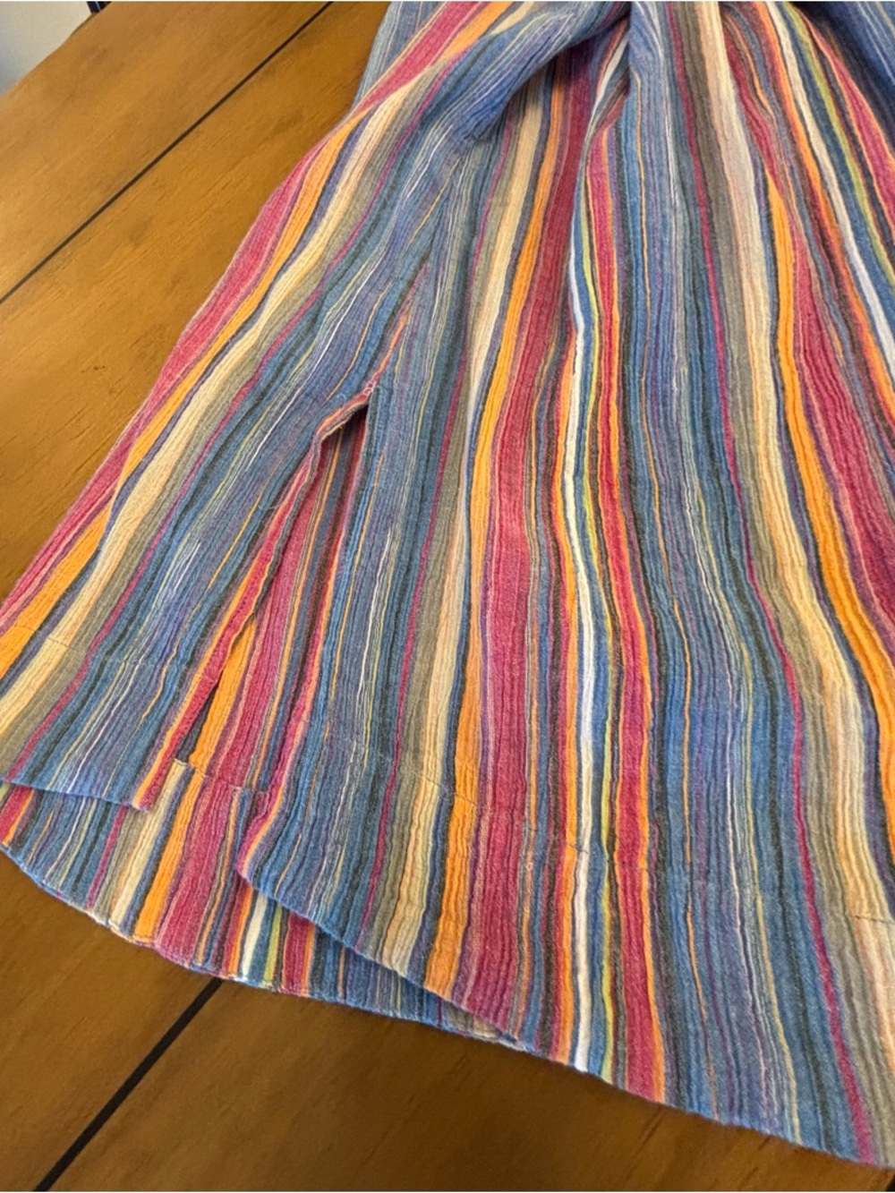 Soft Surroundings  Striped Tunic with Intricate Beading - Picture 5 of 9